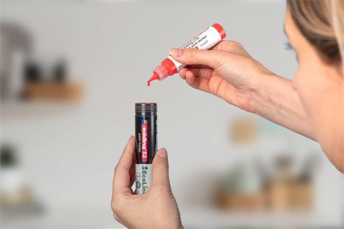 Lakový popisovač "52 EcoLine", žlutá, 4-15 mm, EDDING 4-52-005