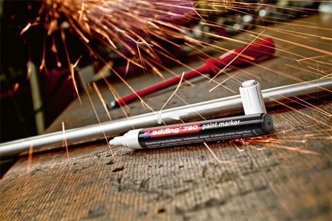 Lakový popisovač "790", bílá, 2-3mm, EDDING