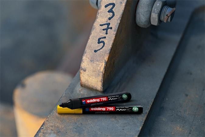 Lakový popisovač "791 PCR", světle modrá, 1-2 mm, EDDING 4-791PCR010