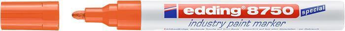 Lakový popisovač "8750", oranžová, 2-4 mm, průmyslový, EDDING 7580197006