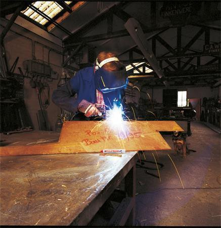 Průmyslový pastový popisovač "950", červená, 10mm, kuželový hrot, EDDING