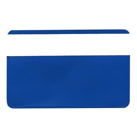 Logistická kapsa, modrá, samolepicí, 100 x 60 mm, PVC,  DJOIS F200057