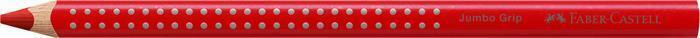 Barevná pastelka "Grip 2001 Jumbo", červená, trojhranná, FABER-CASTELL 110921