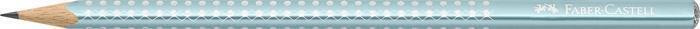 Grafitová tužka "Sparkle", metalická modrá, B, trojhranná, FABER-CASTELL 118262