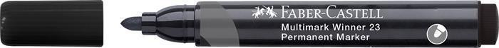 Permanentní popisovač "Multimark Winner 23", černá, 2,8 mm, kuželový hrot, FABER-CASTELL 453397