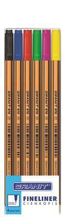 Linery "C970", 6 barev, 0,4 mm, GRANIT