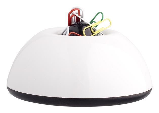 Zásobník na sponky magnetický,  ICO "Lux", bílý