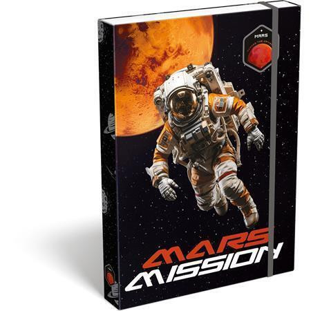 Desky s gumičkou "Mars Mission", 44 mm, karton, A4, LIZZYSULI 7470216006