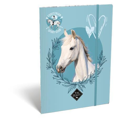 Desky s gumičkou "Wild Beauty, Sport Club", karton, A4, LIZZYSULI 7460148004