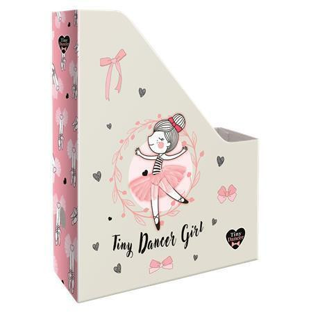 Stojan na časopisy "Tiny Dancer, Lovely Ballerina", 90 mm, karton, A4, LIZZYSULI 7470218003