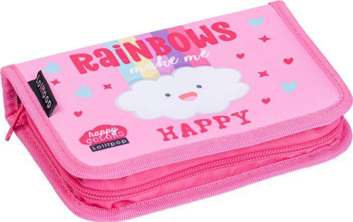 Penál "Lollipop Rainbow", 2 klopy, na zip, LIZZYSULI 7210046001