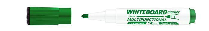 Popisovač na bílou tabuli a flipchart "Markeraser", zelená, 1-3mm, multifunkční, ICO