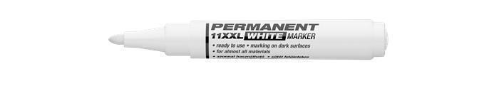 Popisovač na bílou tabuli a flipchart "11 XXL", bílá, 1-3 mm, kuželový hrot, antibakteriální, ICO 95