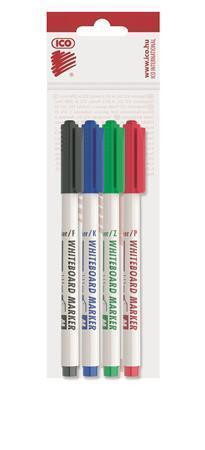 Popisovač na bílou tabuli a flipchart "Slim M", 4 barvy, 1-1,5 mm, kuželový hrot, ICO 9580045004