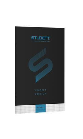 Sešit "Student Premium", "81-32", černá, A4, čtverečkovaný, 32 listů, ICO 7500107006