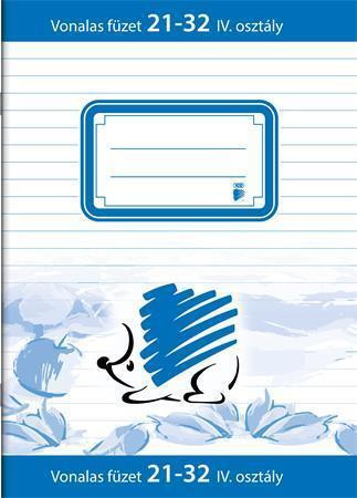 Sešit "21-32", A5, linkovaný, 32 listů, 4-8. třída, ICO 7500050003