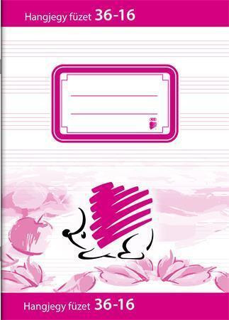 Notový sešit "36-16", A5, 32 listů, ICO 7500054000