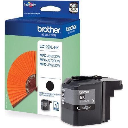 LC129XLB Inkjet cartridge do tiskárny MFC-J6520, černá, 2 400 stran, BROTHER