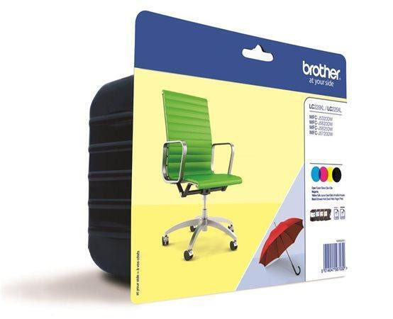 LC229XLB+LC225XLCMY Inkjet cart. pro multipack MFC-J5620DW, BROTHER b+c+m+y, 1*2400 str.,3*1 200 str
