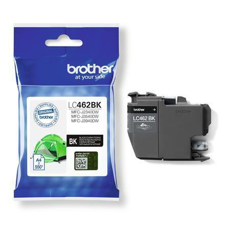 LC462BK Inkjet cartridge pro MFC-J3540 tiskárny, černá, 550 stran, BROTHER