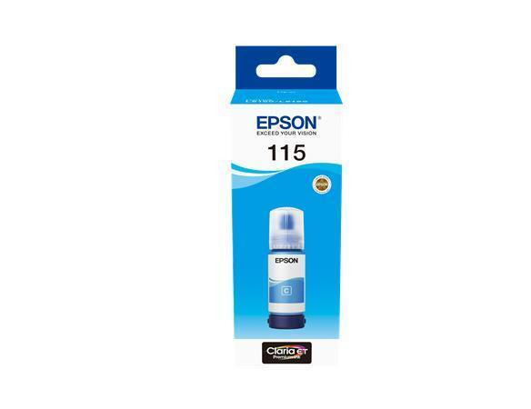 T07D24 Ink, EcoTank pro tiskárny L8160, L8180, azurová, 70 ml, EPSON C13T07D24A