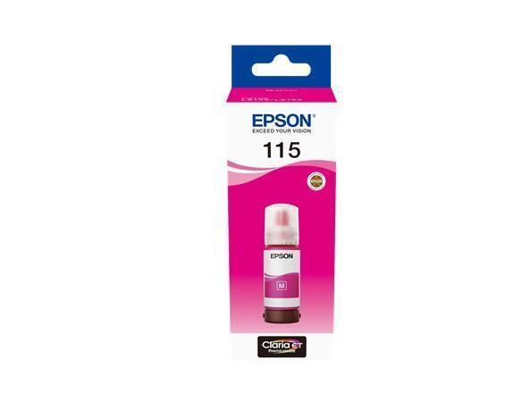 T07D34 Ink, EcoTank pro tiskárny L8160, L8180, purpurová, 70 ml, EPSON C13T07D34A