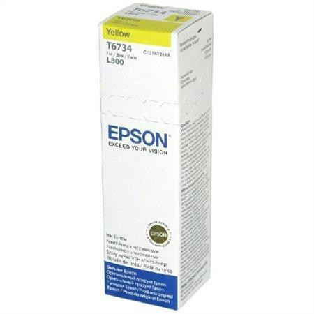 Inkoustová cart. pro tiskárnu "L800", EPSON Žlutá, 70ml