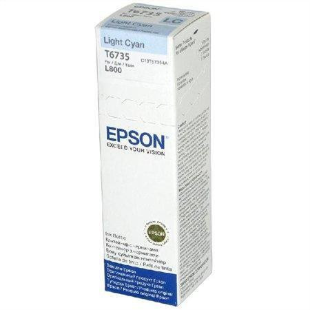 Inkoustová cart. pro tiskárnu "L800", EPSON Světlá Cyan, 70ml