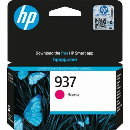 4S6W3NE Inkoustová cartridge HP 937, pro tiskárny Officejet Pro 9120e, 9130e,purpurová,800 stran,HP