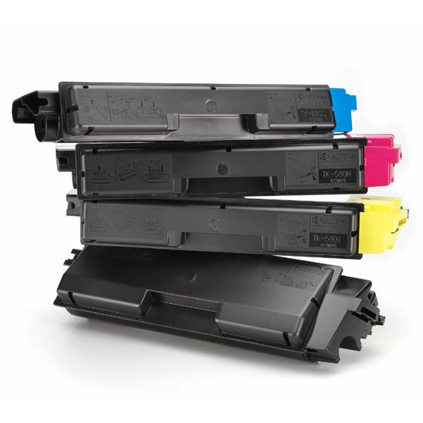 Kyocera originální toner TK580C, 1T02KTCNL0, cyan, 2800str.
