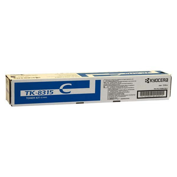 Kyocera originální toner TK8315C, 1T02MVCNL0, cyan, 6000str.