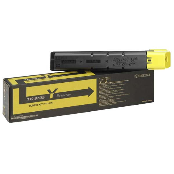 Kyocera originální toner TK8705Y, 1T02K9ANL0, yellow, 30000str.