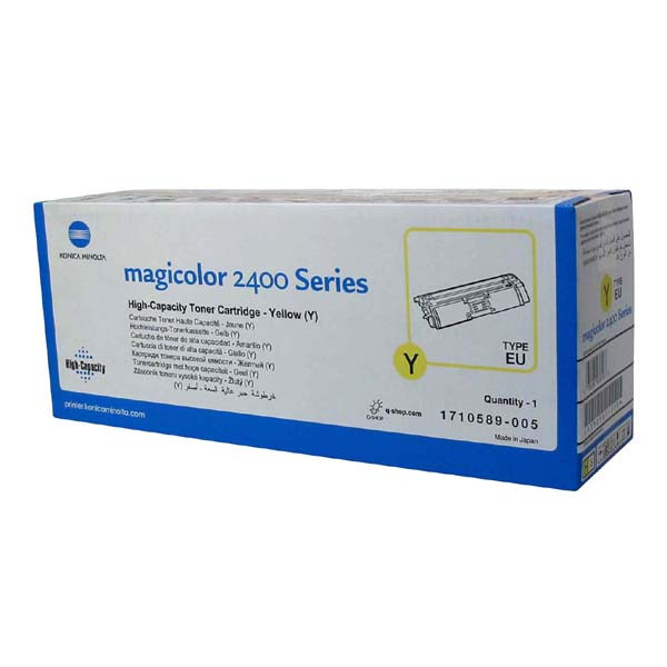 Konica Minolta originální toner A00W132, 1710-5890-05, yellow, 4500str.