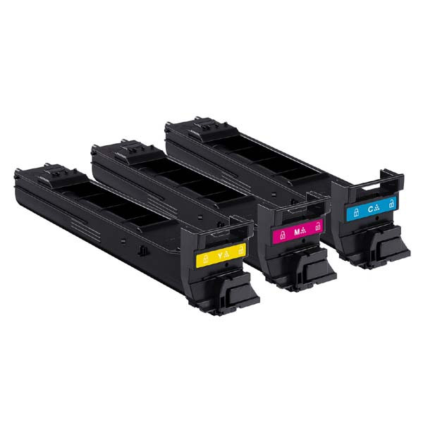 Konica Minolta originální toner A0DKJ52, CMY, 24000 (3x8000)str., value kit