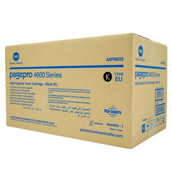 Konica Minolta originální toner A0FN022, black, 18000str., high capacity
