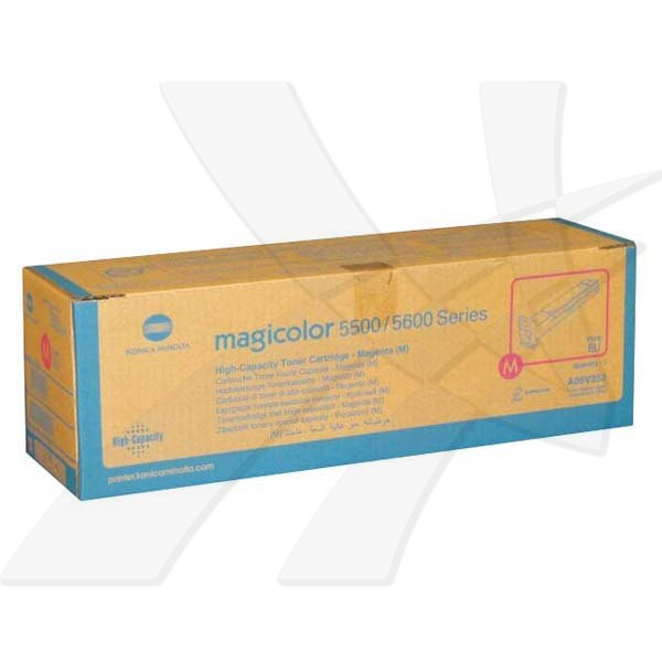 Konica Minolta originální toner A06V353, magenta, 12000str.