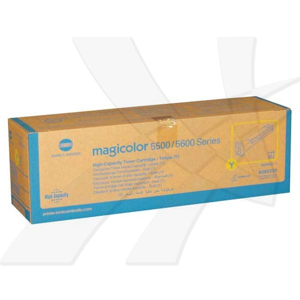 Konica Minolta originální toner A06V253, yellow, 12000str.