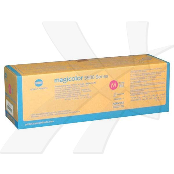 Konica Minolta originální toner A06V352, magenta, 6000str., low capacity