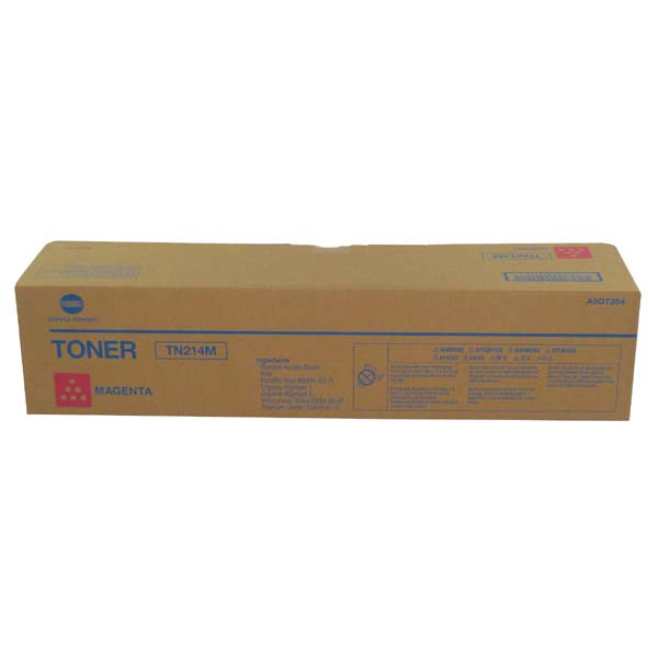 Konica Minolta originální toner TN214M, A0D7354, magenta, 18500str.