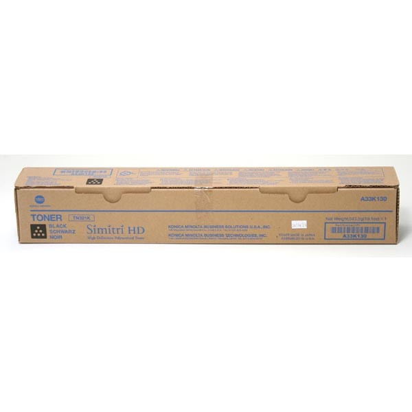 Konica Minolta originální toner TN321K, A33K150, black, 27000str.