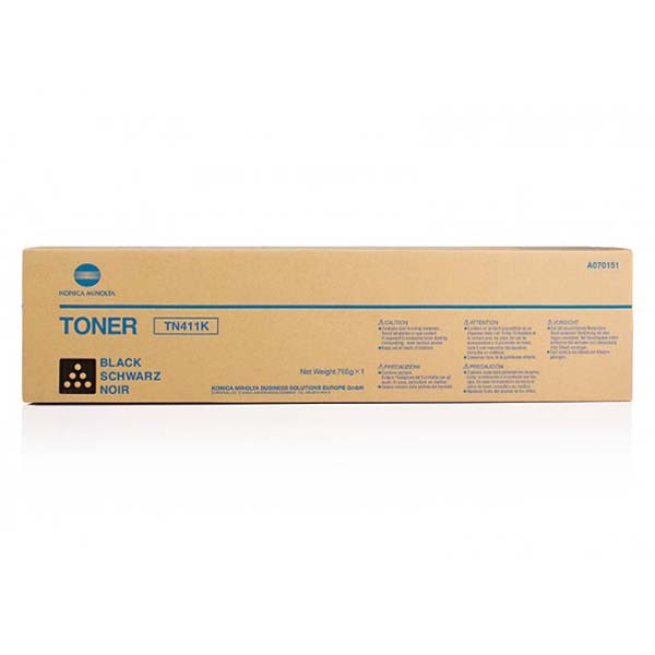 Konica Minolta originální toner TN411, A070151, black, 45000str., 765g