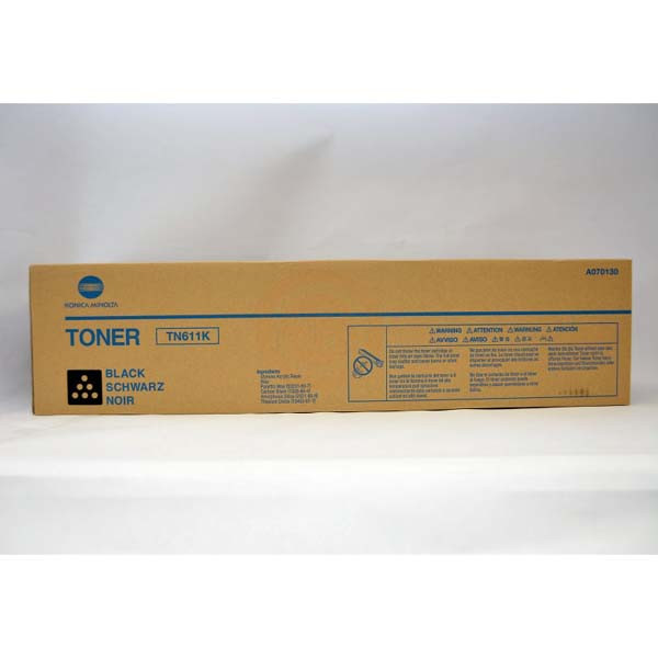 Konica Minolta originální toner A070150, TN611K, black, 45000str.