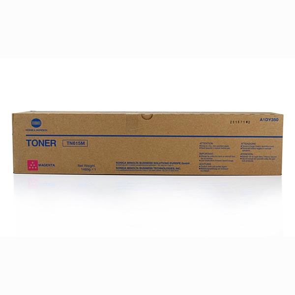 Konica Minolta originální toner A1DY350, TN615M, magenta, 91000str.