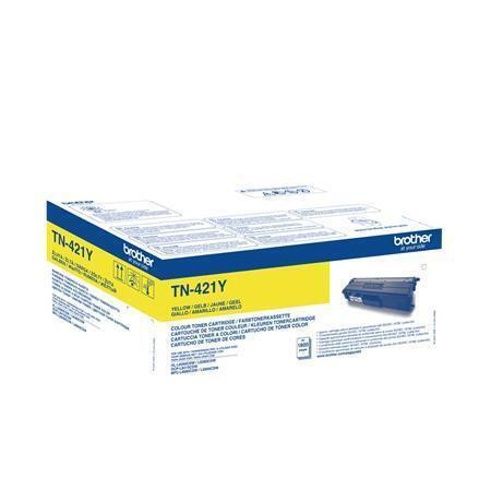 TN421Y Toner pro HL 8260, 8360, DCP 8410, MFC 8690, 8900 tiskárny, BROTHER žlutá, 1,8tis.stran