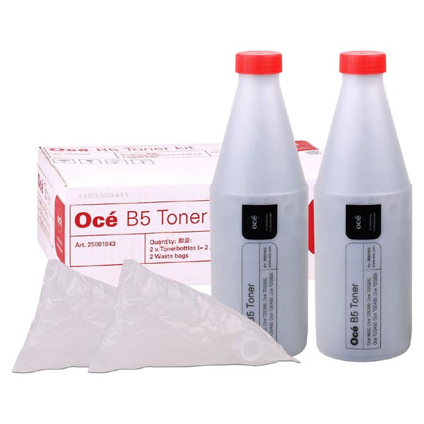 Oce originální toner 25001843, 1070066545, TYP B5, black, 2x450g