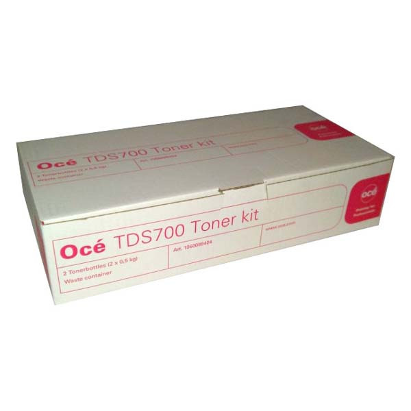 Oce originální toner 1060047449, 1070066265, 6362B001, black, obsahuje odpadní nádobku, dual pack, 500g