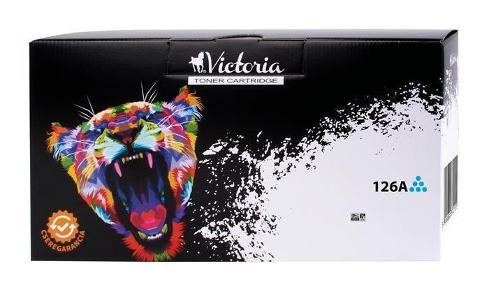 Inkoustová cartridge CE311A do barevné tiskárny ColorLaserJet Pro CP1025, modrá, 1 000 stránek, VICT