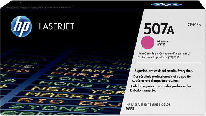 Toner pro "LaserJet M551" tiskárnu, HP "CE403A" Magenta, 6 tis.stran