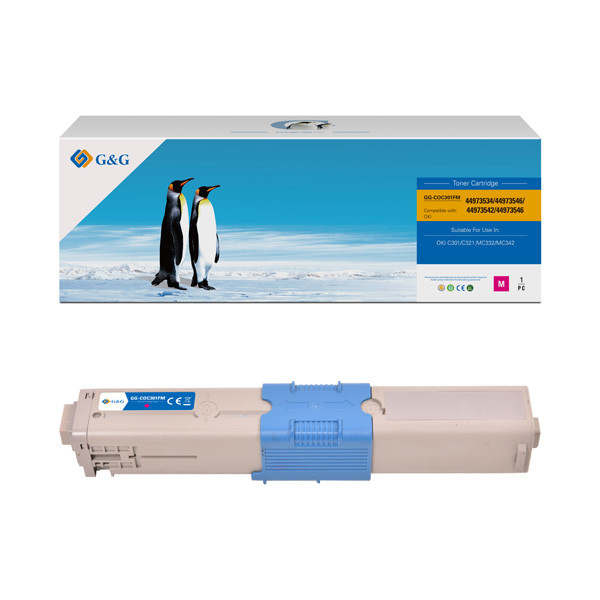 G&G kompatibilní toner s OKI 44973534, NT-COC301FM, magenta, 1500str.