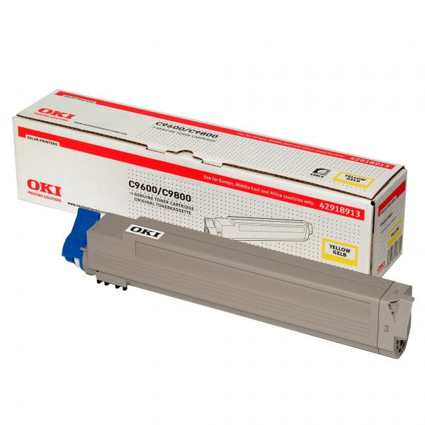 OKI originální toner 42918913, yellow, 15000str.